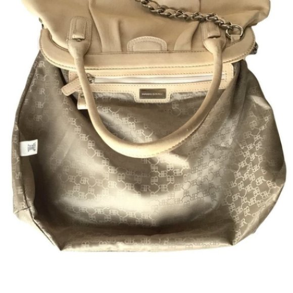 Banana Republic Leather Carryall Bag Shoulder Tote - Picture 7 of 11